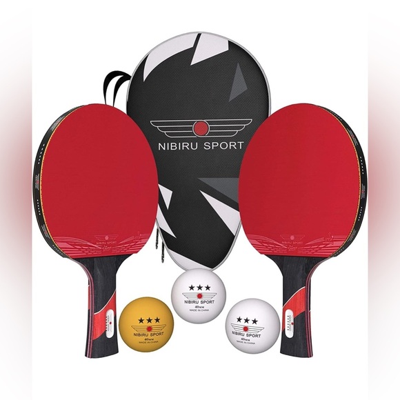 Nibiru Sport Red Table Tennis Set (073) - Picture 1 of 3